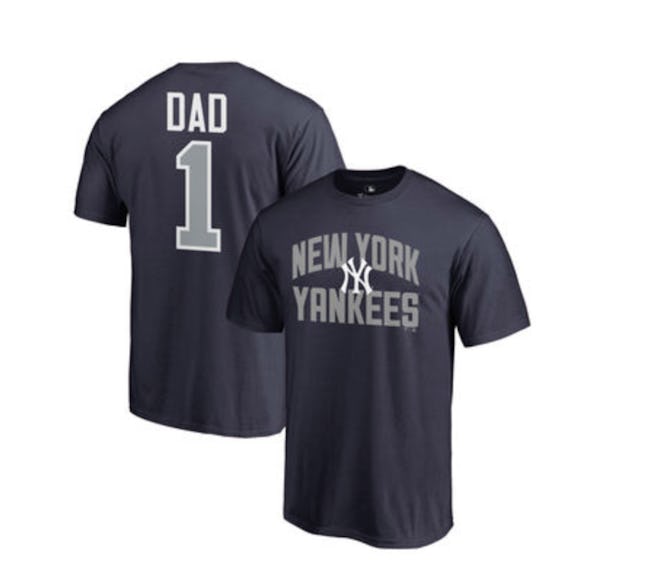 Men's Fanatics Branded 2018 Father's Day Number 1 Dad T-Shirt