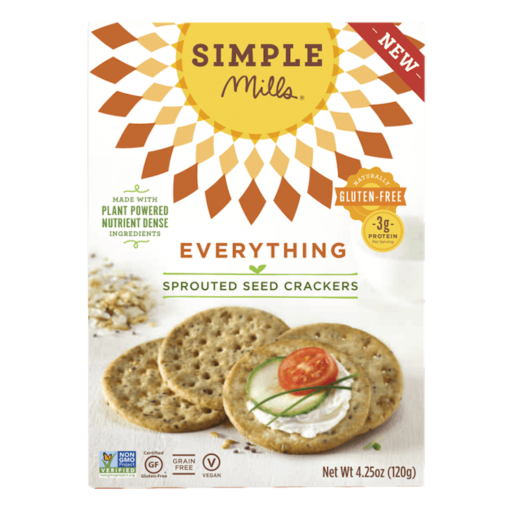 Simple Mills Everything Sprouted Seed Crackers