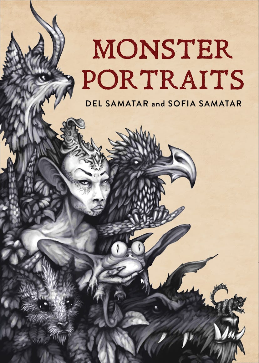 An image of 'Monstrous Portraits' by Del Samatar and Sofia Samatar, which contains the short story "...