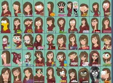 This Girl Drew Herself As Your Favorite Cartoons & TBH, She's Spot On This Girl Drew Herself As Your Favorite Cartoons & TBH, She's Spot On