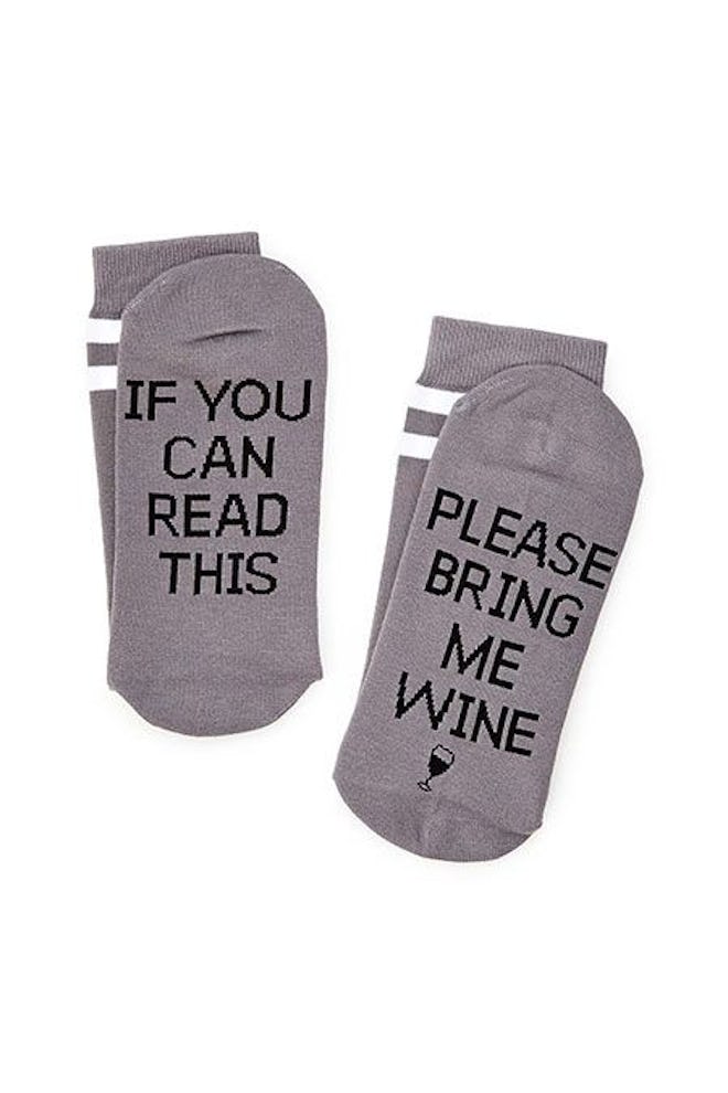 "Please Bring Me Wine" Socks
