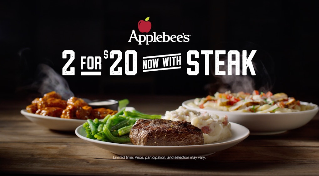 Does Applebee's 2 For 20 Menu Include Steak? A Special Deal Is Coming