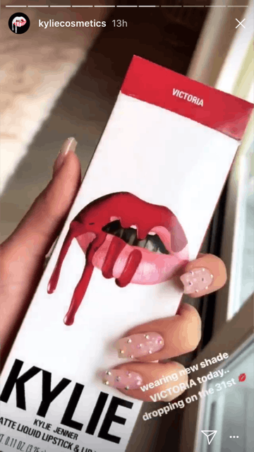 When Is Kylie Cosmetics Victoria Lip Kit Out The Pinky Red Shade Is Inspired By Someone Close To Her