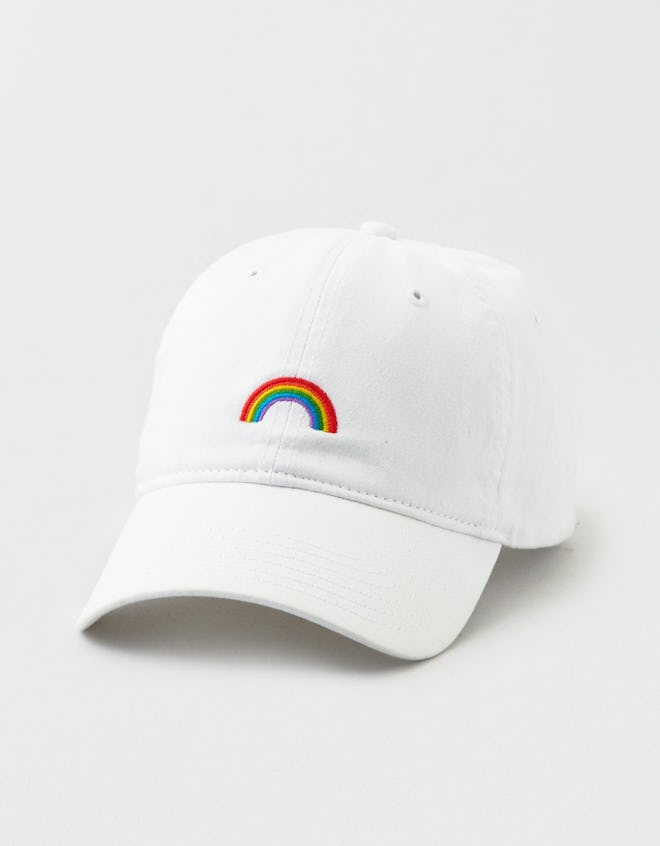 AEO Pride Rainbow Strapback Hat