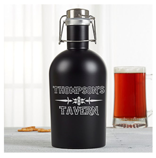 Just For Him Stainless Steel Personalized Growler