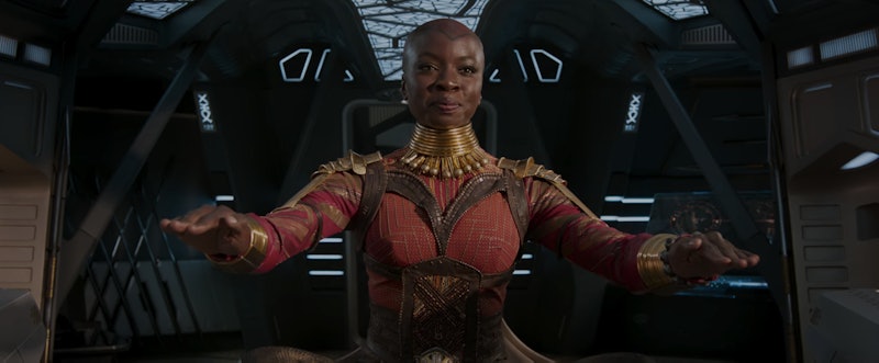 Danai Gurira as Okoye in the Marvel's Black Panther