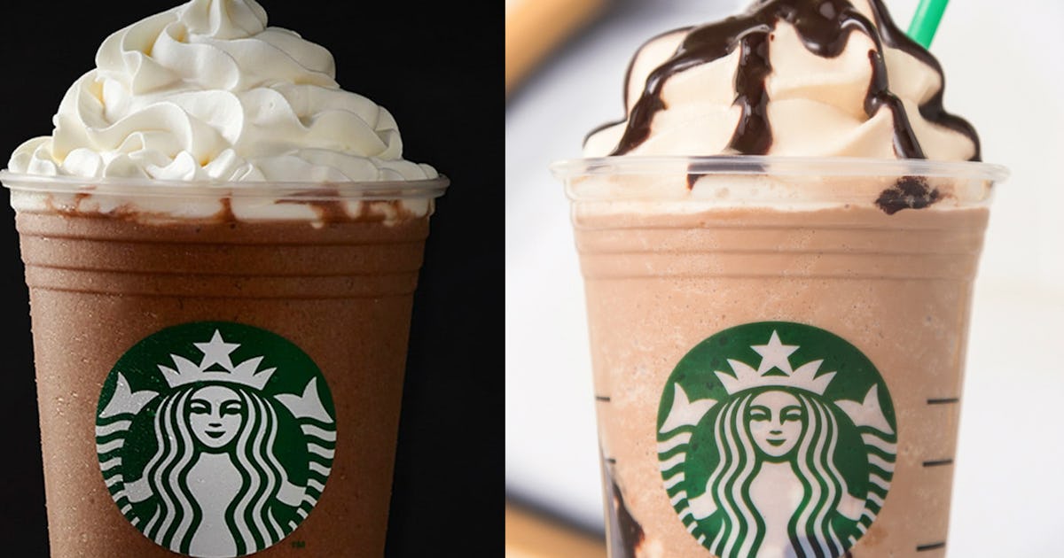 The Difference Between Starbucks Triple Original Mocha Frappuccinos Is Undeniable