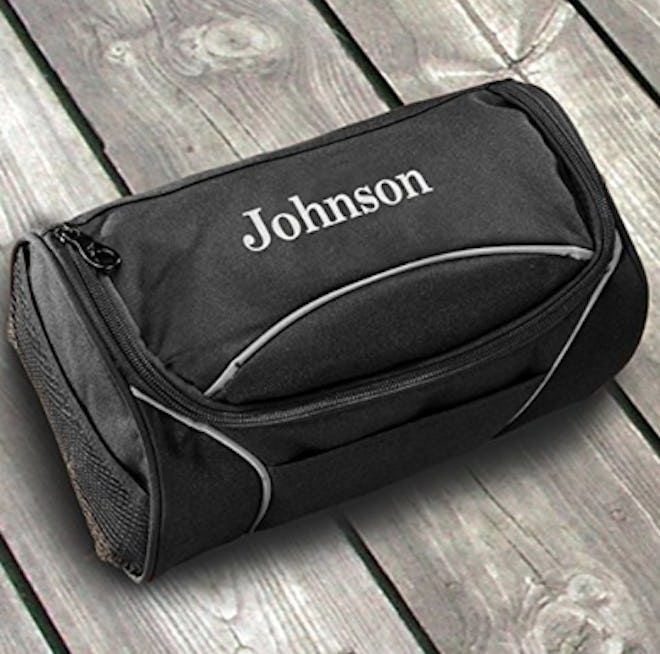Personalized Clever Canvas Men's Travel Toiletry Bag