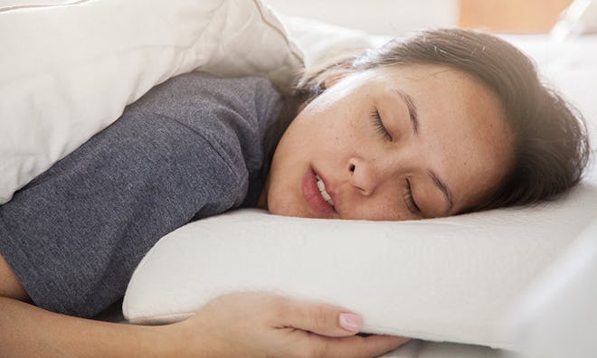 Belly Sleep, Gel Memory Foam Pillow For Stomach Sleepers