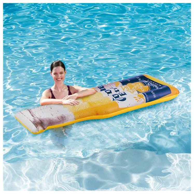 Corona Beer Bottle Inflatable Pool Float Mat (2-Pack)