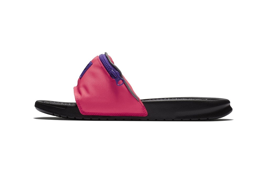 nike flip flop with fanny pack