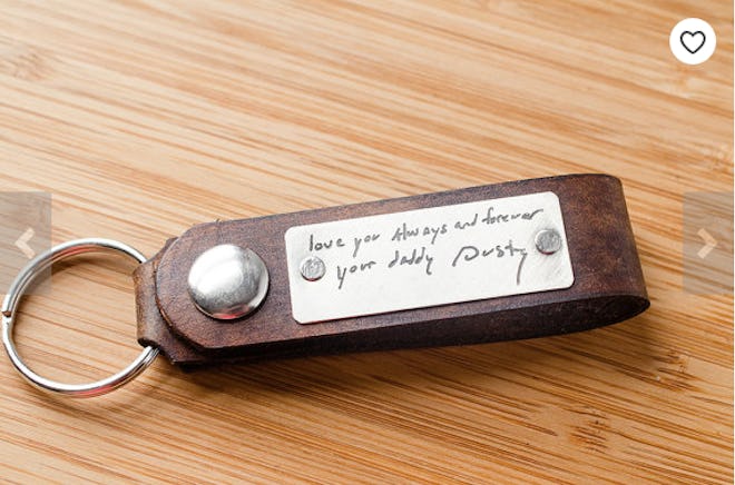 Porter and Hazel Handwriting Custom Snap Keychain