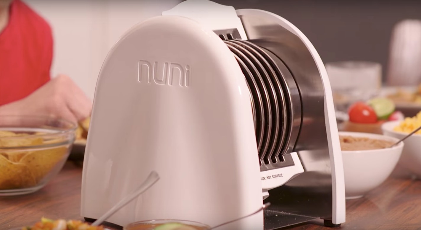 The Nuni Tortilla Toaster Warms Up To 6 Tortillas At A Time On 5 Different Settings