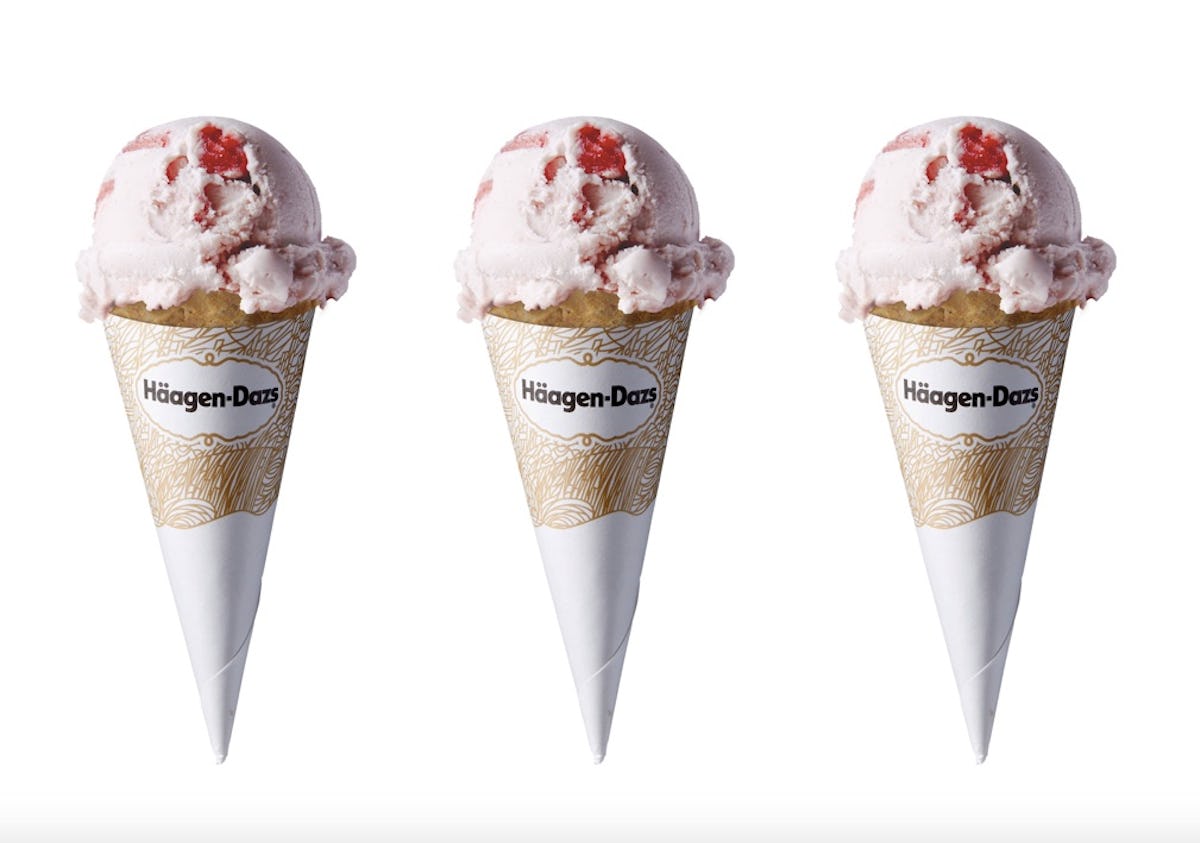 Here S How To Get Free Haagen Dazs Ice Cream On Free Cone Day In May Free Ice Cream Day Haagen-dazs 2022