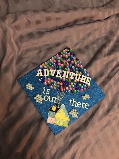 For matching graduation caps, use some ideas inspired by Disney movies.