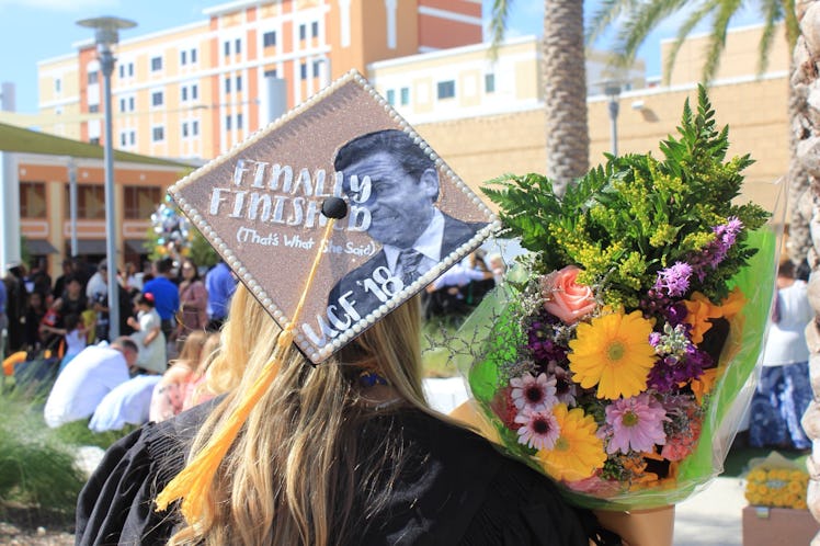 This the office graduation cap is hilarious.