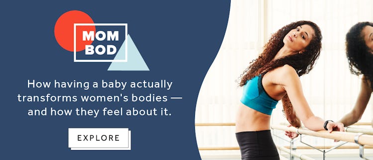 Mom Bod poster from Romper: "How having a baby actually transforms women's bodies"