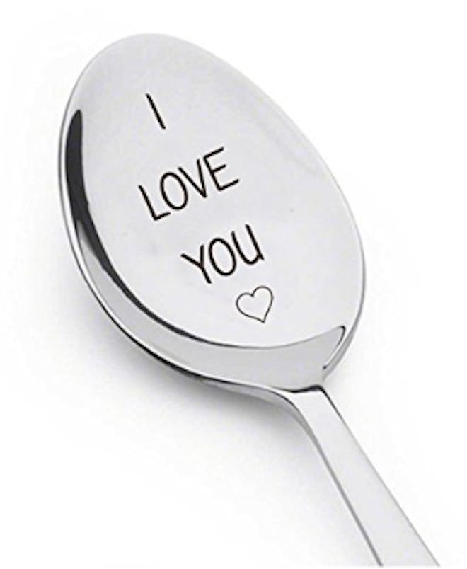 Engraved "I Love You" Spoon