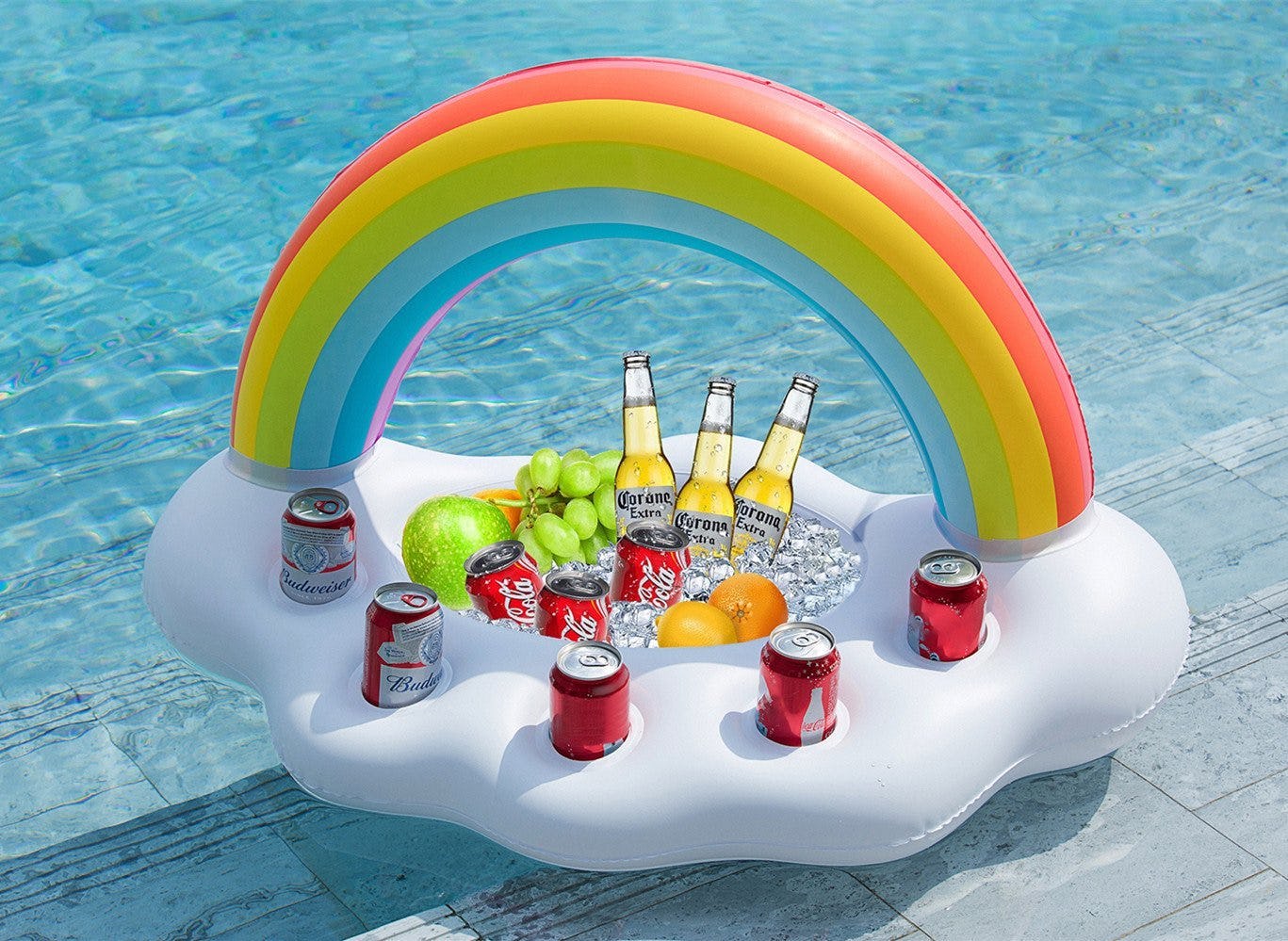 This "Inflatable Instant SwimUp Bar" Is Exactly What Your Next Pool