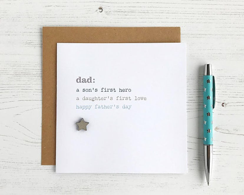 Sentimental Father's Day Cards: "First" Card