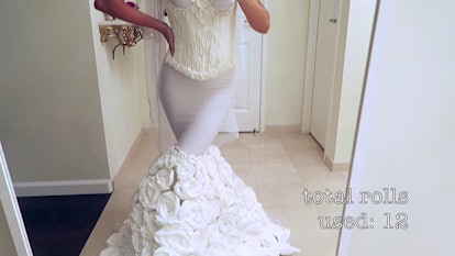 Amber Scholl s Toilet Paper Wedding Dress Is Actually Gorgeous