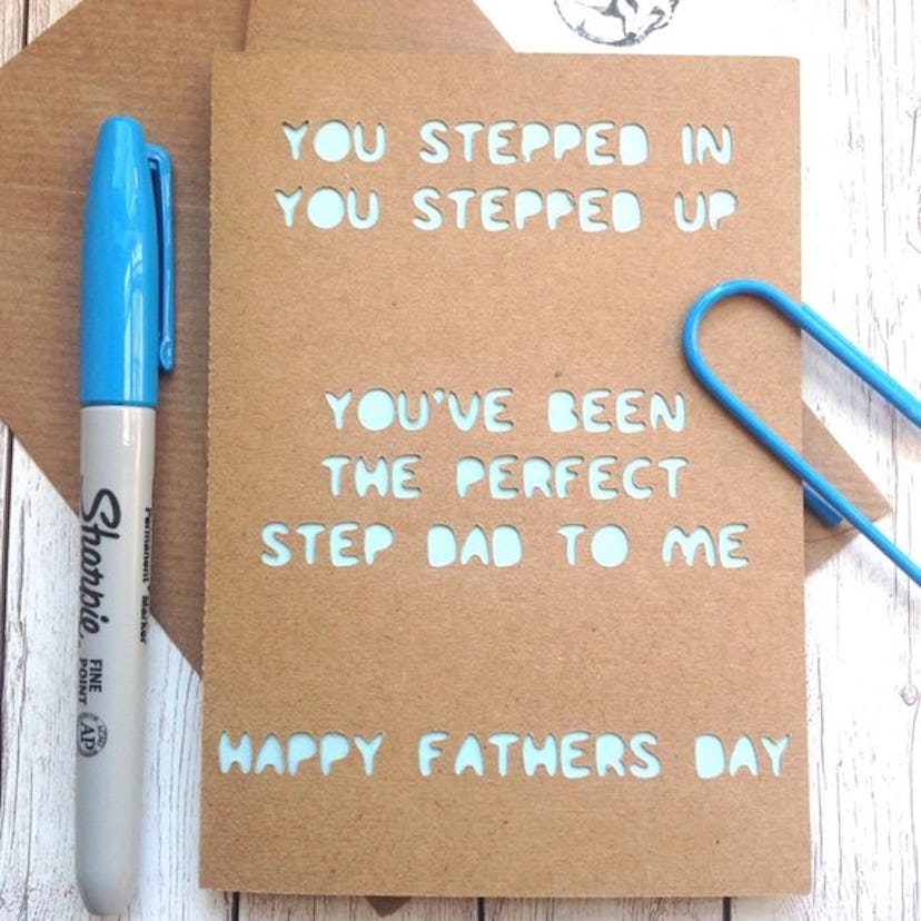 Sentimental Father's Day Cards: You Stepped In Card