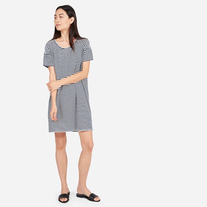 The Cotton Striped Tee Dress