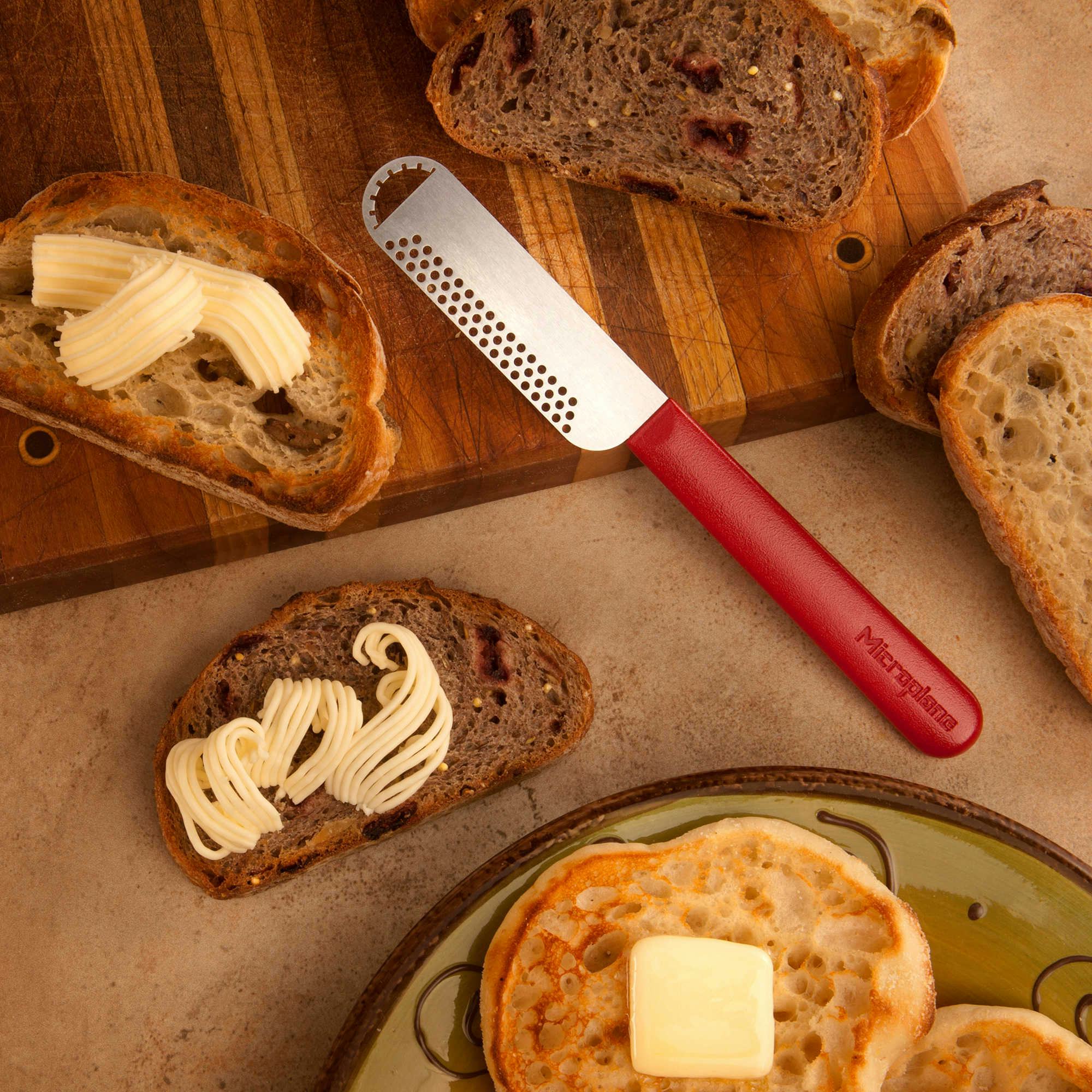 Butter Knife Magic, A Tool For Cutting & Spreading Butter, Makes Sure