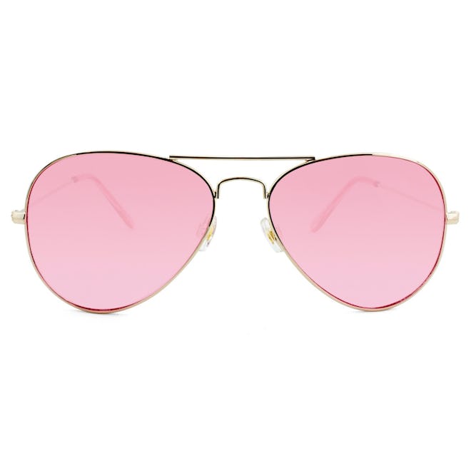 Women's Aviator Sunglasses with Tinted Lenses