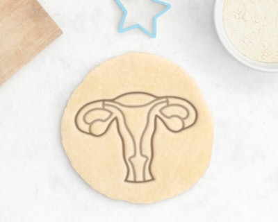 Uterus cookie cutter by RochaixCookieCutters