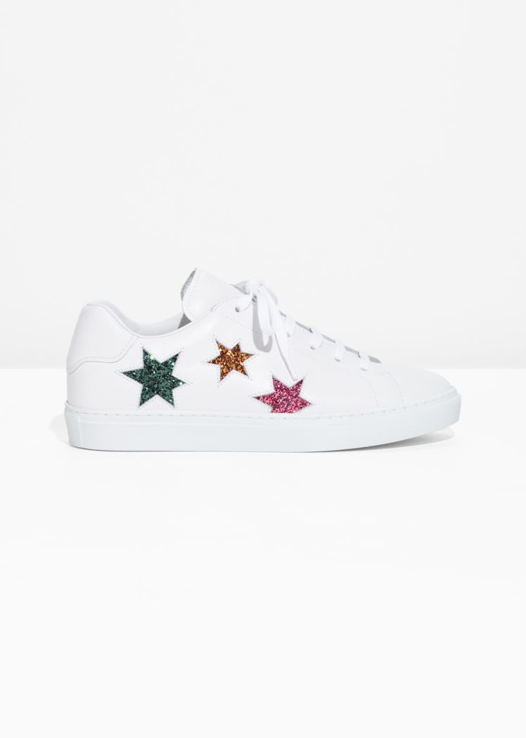 Star Lace-Up Sneakers
