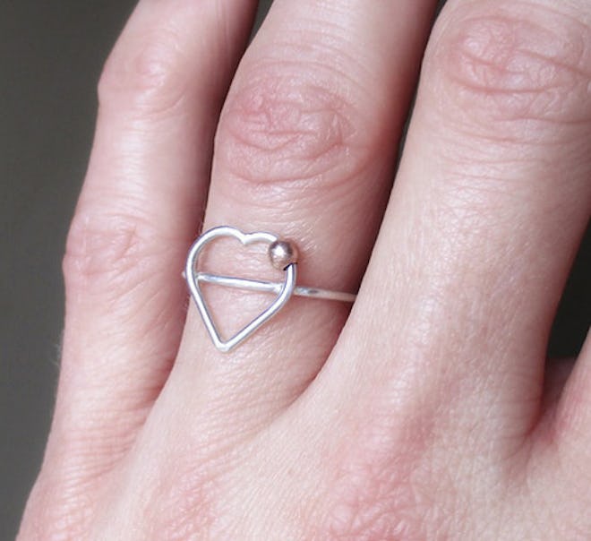 Priya Heart Fidget Ring by Love, Dawne