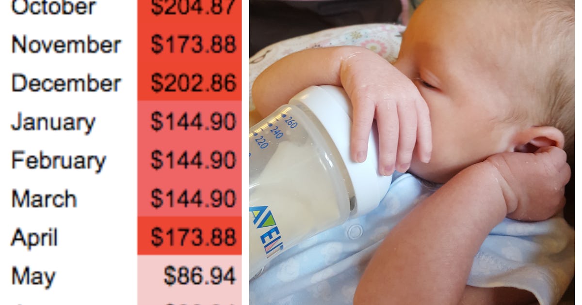 Here S How Much It Costs To Formula Feed Your Baby For A Year Here S How Much It Costs To Formula Feed Your Baby For A Year