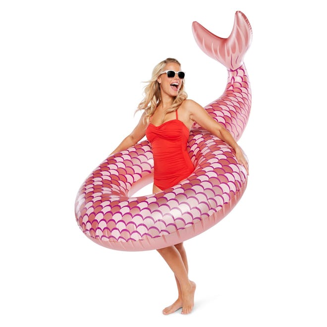 Big Mouth Toys Rose Gold Mermaid Pool Float