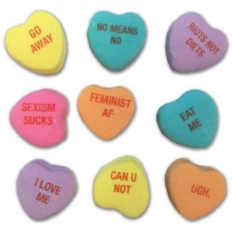Feminist Candy Hearts