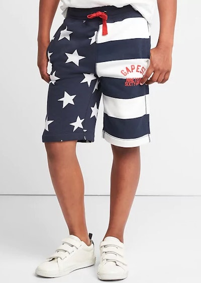 Stars & Stripes Logo Pull-On Shorts