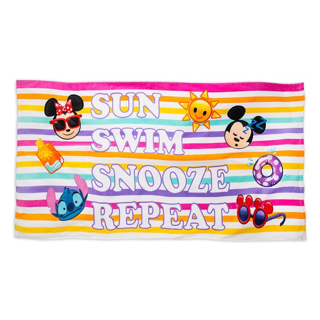 Disney Emoji Premium Beach Towel