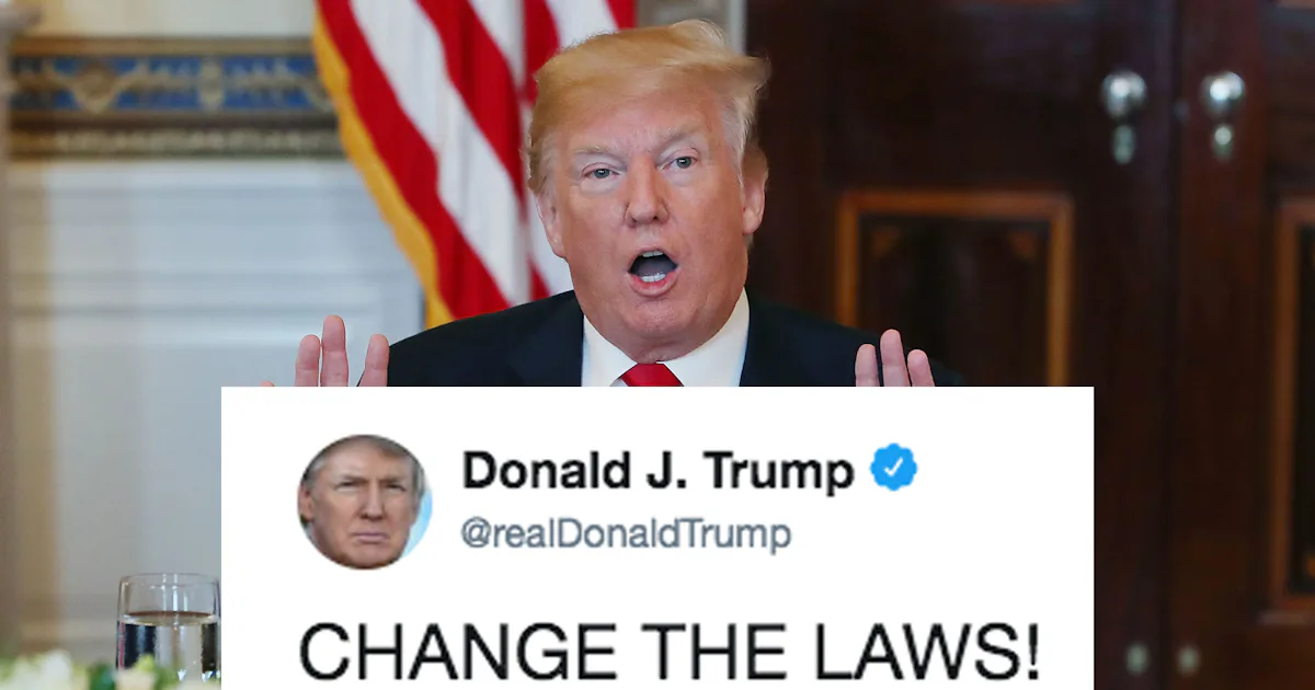 Trump Twitter Rant Trump’s Immigration Twitter Rant Blamed The Problem On Literally ...