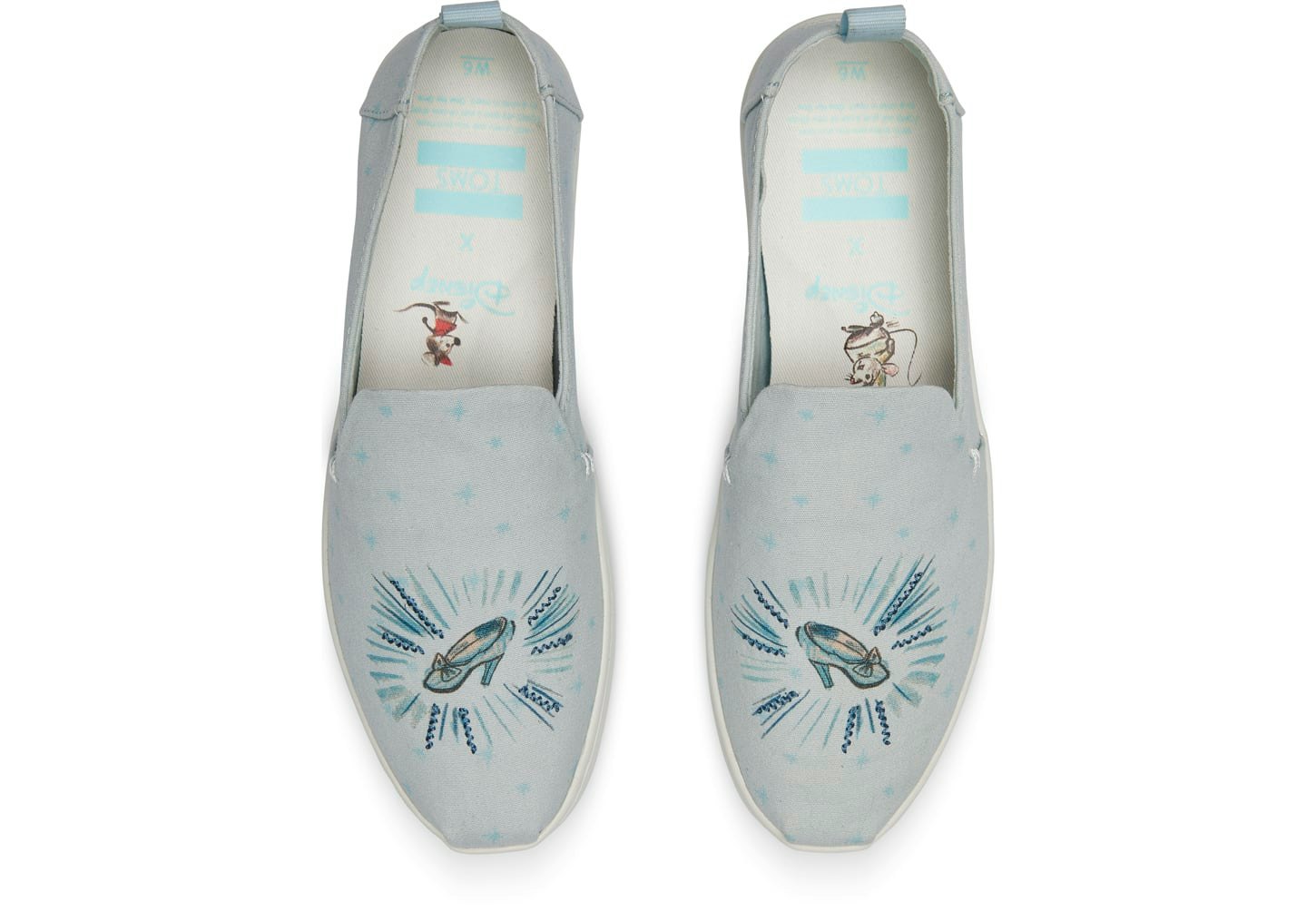 toms glass slippers