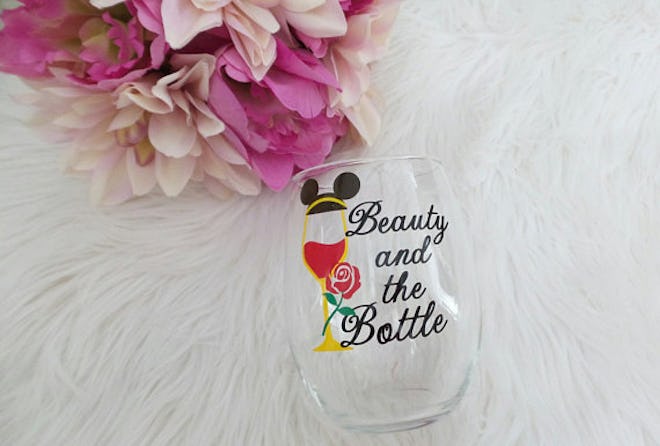 Disney Princess Wine Glass - Belle