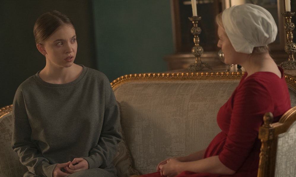 Handmaid's Tale Cast Eden What's Going On With Eden & Isaac? 'The Handmaid's Tale' Characters Are
