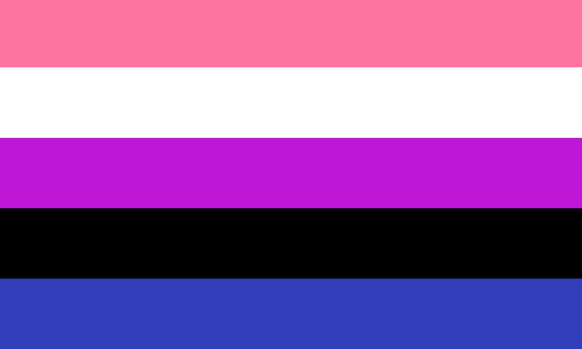 pink and blue flag meaning