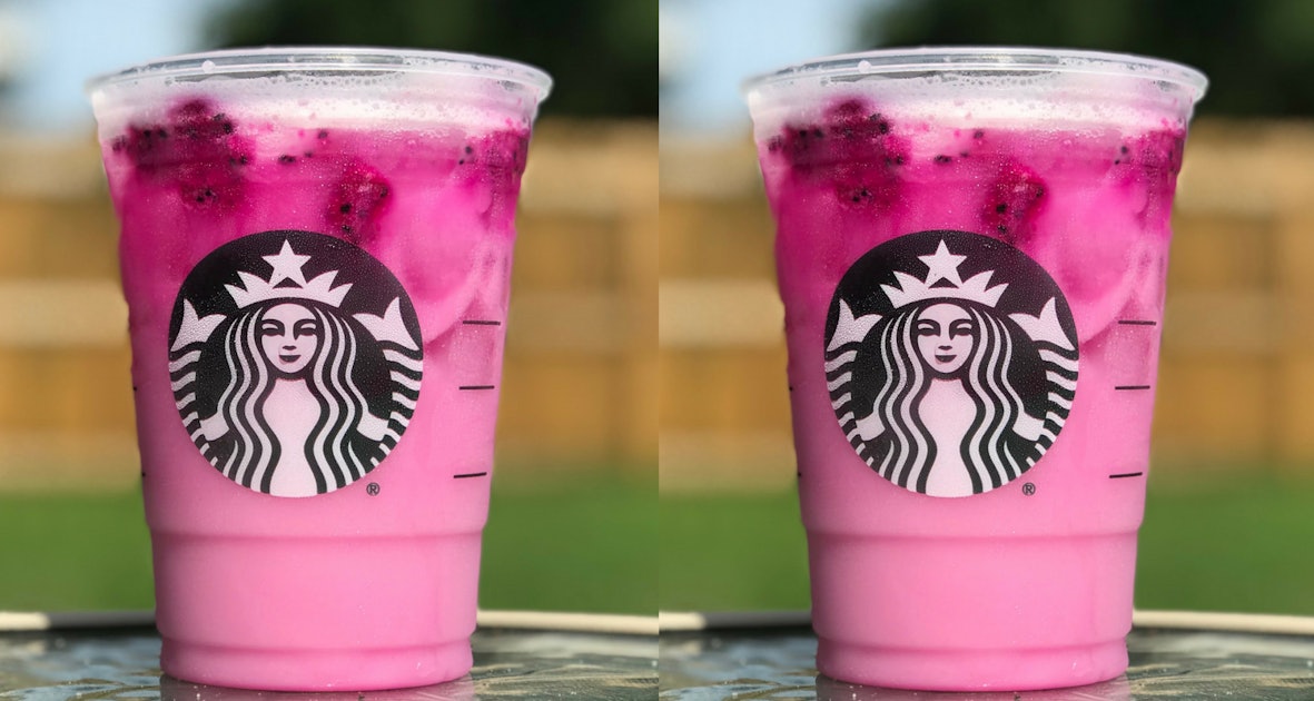 Is the dragonfruit drink pink or purple?