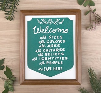 Welcome All Print