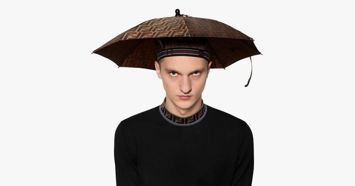 Fendi Is Selling Umbrella Hats They Just Might Be The Next Fanny Packs