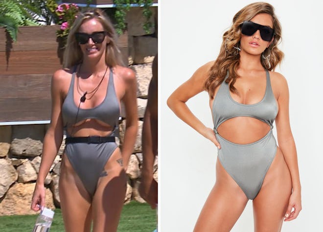 Grey Extreme Cut-Out Swimsuit