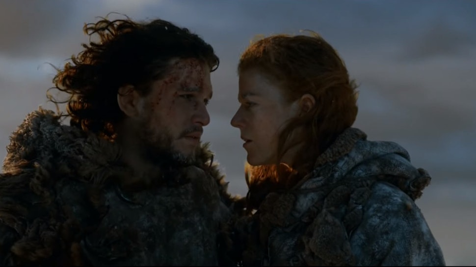 The One Game Of Thrones Scene With Kit Harington Rose Leslie