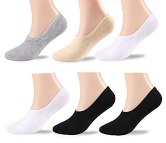 HLTPRO No Show Socks For Women (Pack Of 6)