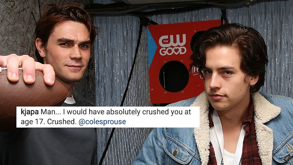 Kj Apa Trolled Cole Sprouse S Teenage Photo The Whole Riverdale Cast Clapped Back Hard
