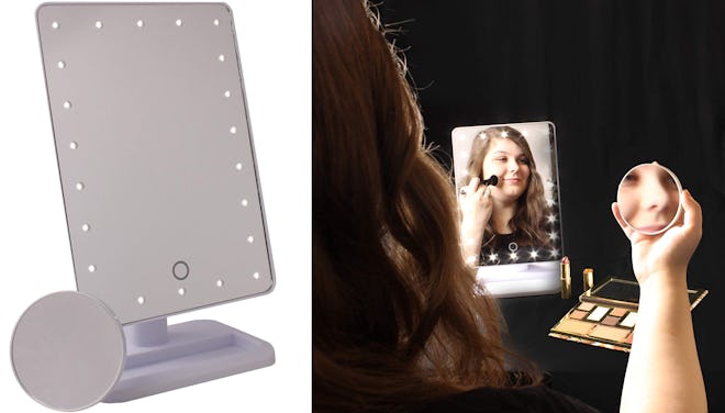 bogo Brands Large Lighted Cosmetic Makeup Mirror 